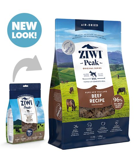 ZIWI Peak Air-Dried Beef Recipe Dry Dog Food - 1kg