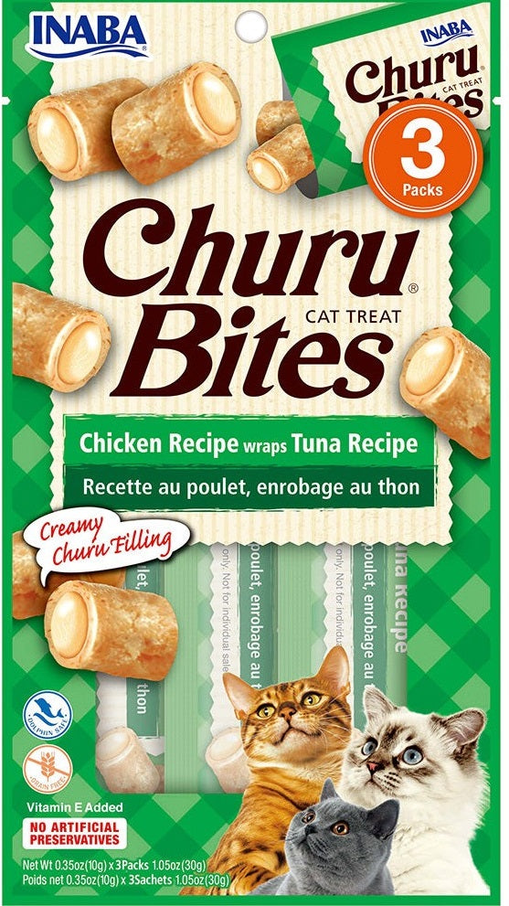 Inaba Churu Chicken Recipe Wraps Tuna Recipe 30g 3 Pouches Per Pack