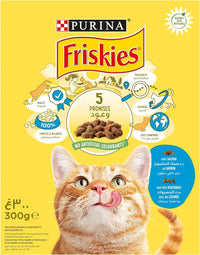 Thumbnail for Purina Friskies Cat Dry Food Salmon & Vegetable 300g