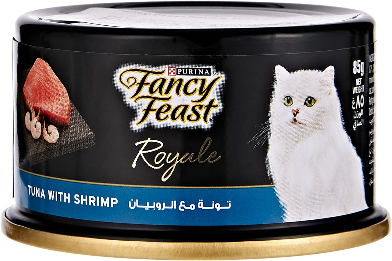 Purina Fancy Feast Royale Cat Wet Food Tuna with Shrimp 85g