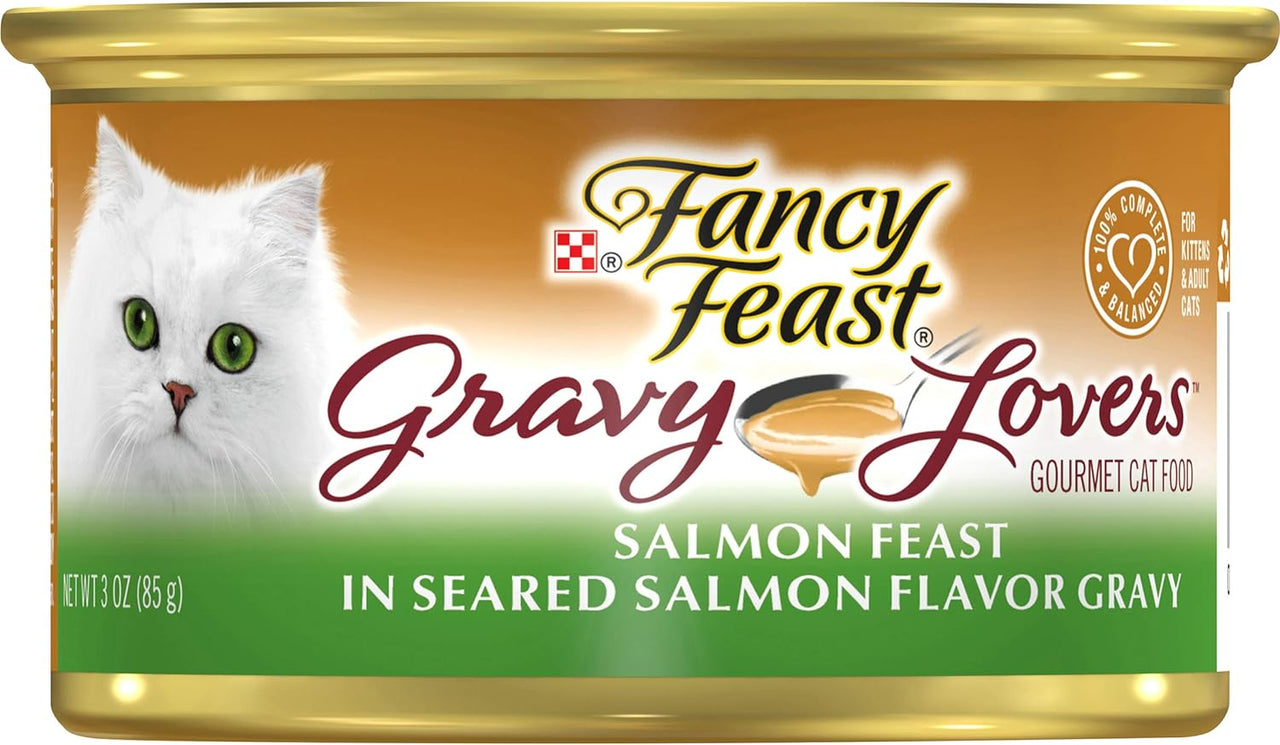 Purina Fancy Feast Gravy Lover Cat Wet Food Salmon 85g