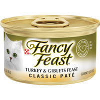 Thumbnail for Purina Fancy Feast Cat Wet Food Classic Turkey & Giblets 85g