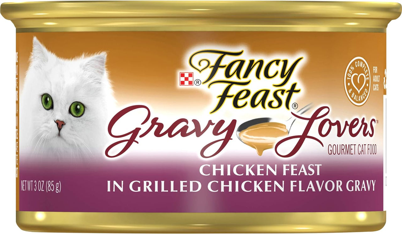 Purina Fancy Feast Gravy Lover Cat Wet Food Chicken 85g