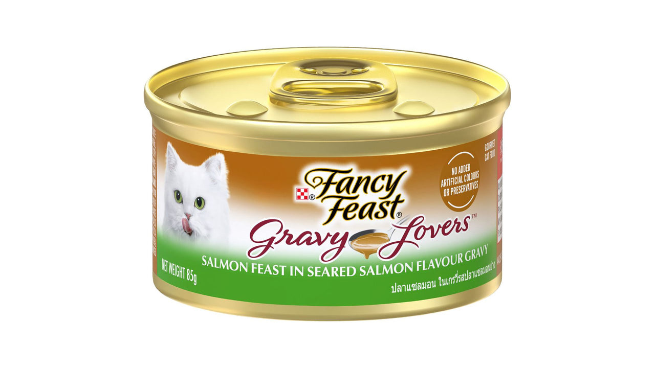 Purina Fancy Feast Gravy Lover Cat Wet Food Salmon 85g