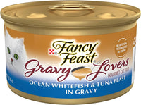 Thumbnail for Purina Fancy Feast Gravy Lover Cat Wet Food Ocean White Fish Tuna 85g