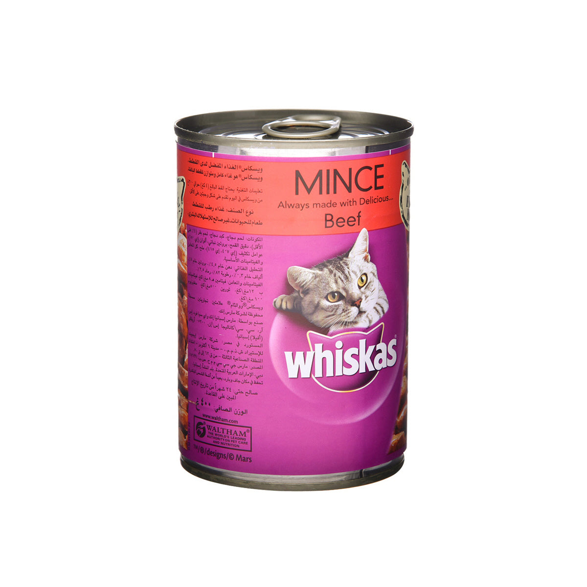 Whiskas Tasty Mince Beef 400G