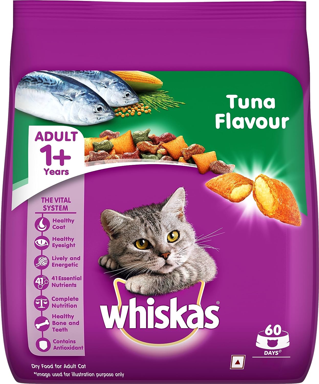 Whiskas Tuna, Dry Food Adult, 1+ years, 7kg