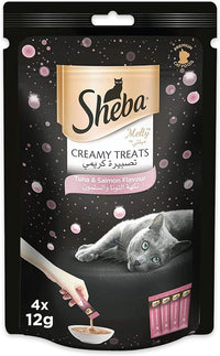 Thumbnail for Sheba Melty Tuna & Salmon Creamy Treat 48g