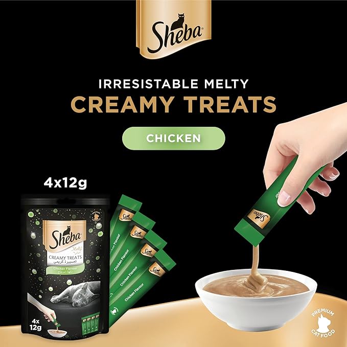 Sheba Melty Chicken Flavour Treat 48g