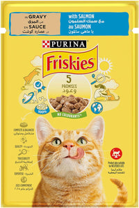 Thumbnail for Purina Friskies Pouch With Salmon 85g