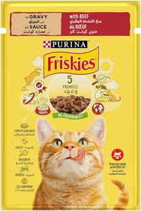 Thumbnail for Purina Friskies Pouch Beef 85g