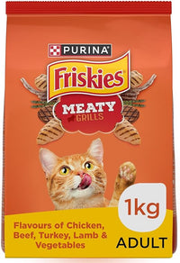 Thumbnail for Purina Friskies Meaty Grill Cat Dry Food 1Kg