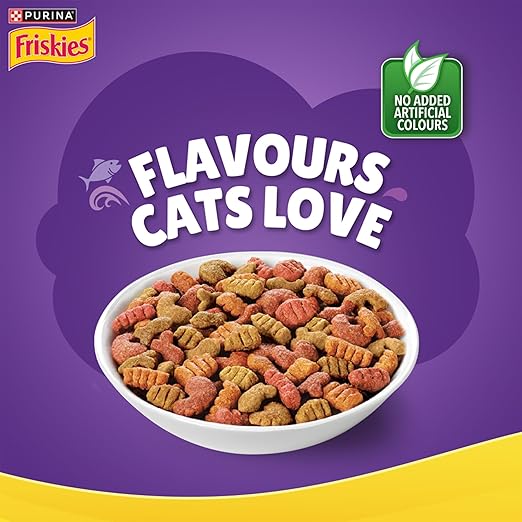 Purina Friskies Surfin Favourites Cat Dry Food 1Kg