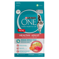 Thumbnail for Purina One Healthy Adult Cat Dry Food Salmon & Tuna 1.2kg