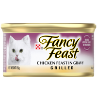 Thumbnail for Purina Fancy Feast Grilled Cat Wet Food Chicken 85g