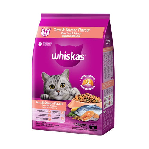 Whiskas Adult 1 Year Tuna and Salmon Flavour 1.2Kg