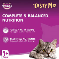 Thumbnail for Whiskas Tasty Mix, Tuna & Crab Collection in Gravy (4 x 70g)