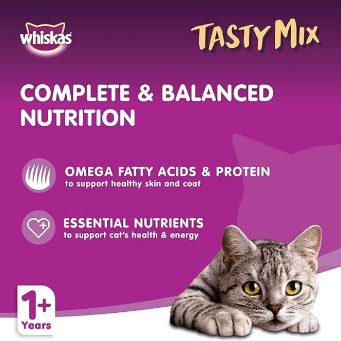 Whiskas Tasty Mix Chicken & Salmon Wet Cat Food (4 x 70g)