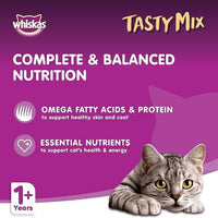 Thumbnail for Whiskas Tasty Mix Chicken & Salmon Wet Cat Food (4 x 70g)