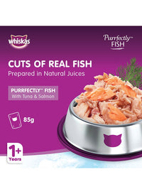 Thumbnail for Whiskas Purrfectly Tuna&Salmon 85g