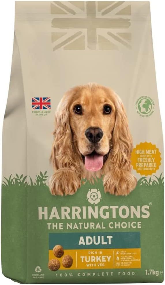 Harringtons Complete Turkey with Veg Adult Dry Dog Food - 18KG