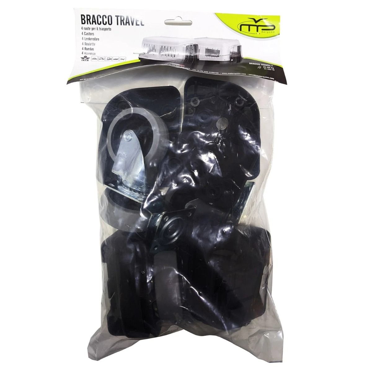 MP Bergamo Wheels for BRACCO Pet Travel Carrier