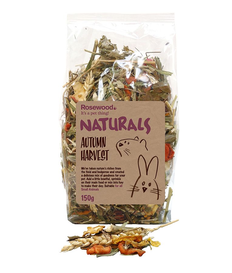 Rosewood Naturals Autumn Harvest Small Animal Treats 150g - 150g