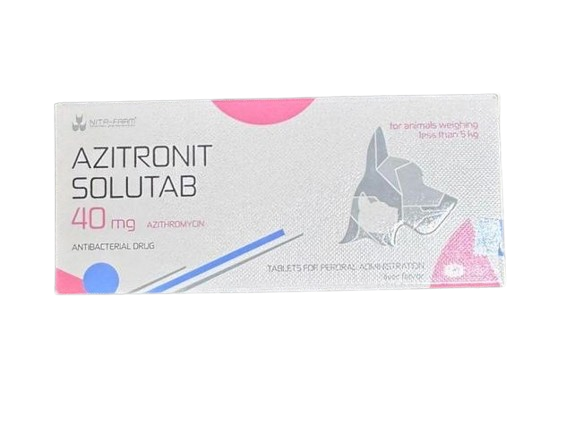 AZITRONIT SOLUTAB Azithromycin 40mg 5 tabs