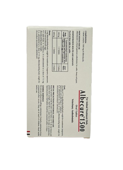 Albecure 1500 Albendazole oral 10 tablets