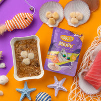 Thumbnail for Moochie Cat Food Tuna & Scallop Recipe in Jelly Pouch 70g