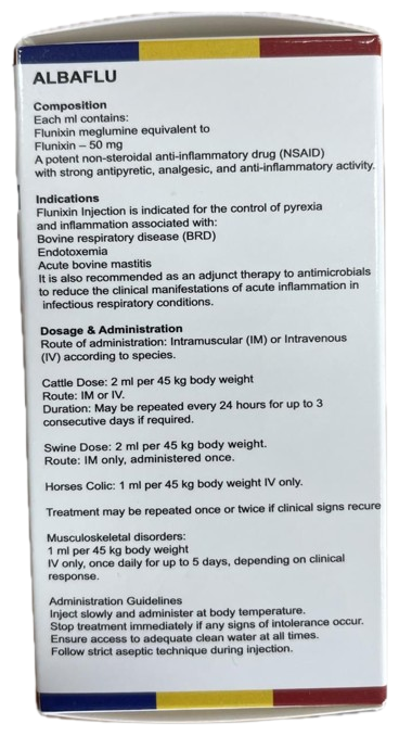 ALBAFLU (Flunixin meglumine) 100ml