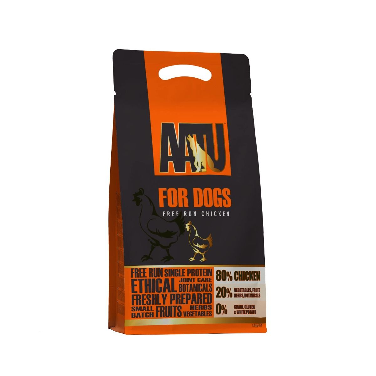 AATU Free Run Chicken Dry Dog Food - 5kg