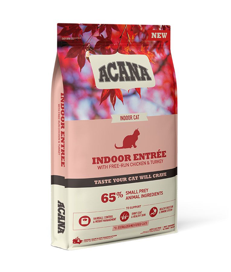 Acana Indoor Entree Adult Dry Cat Food - 4.5KG