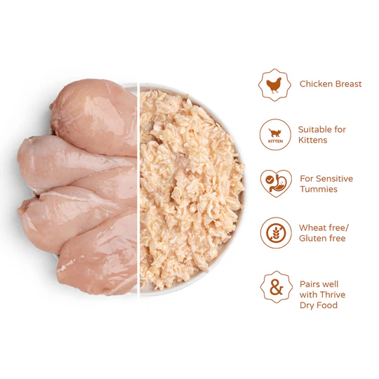 Thrive Complete Chicken Wet Kitten Food 75g - 75g
