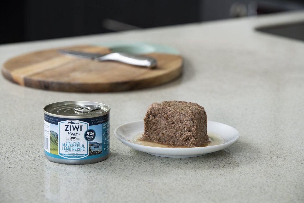 ZIWI Peak Mackerel & Lamb Recipe Wet Cat Food - 185G