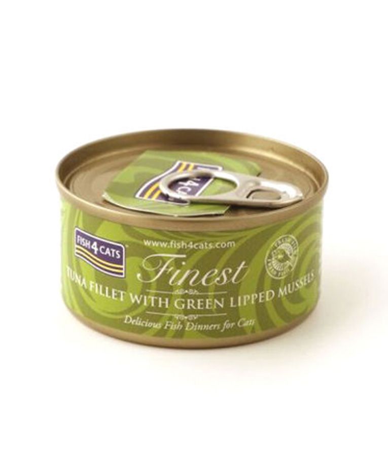 Fish4Cats Finest Tuna Fillet with Green Lipped Mussels Wet Cat Food 70g - 70g