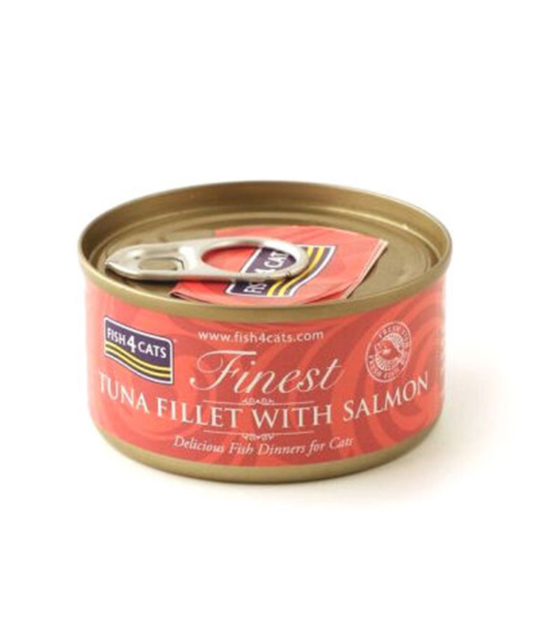 Fish4Cats Finest Tuna Fillet with Salmon Wet Cat Food 70g - 70g