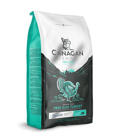 Canagan Dental Free Run Turkey Dry Cat Food - 4KG