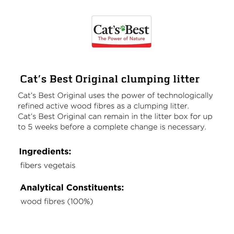Cat's Best Original Organic Cat Litter 5lt + 2lt FREE - 3kg