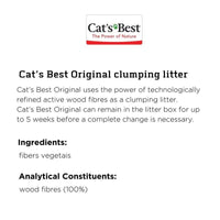 Cat's Best Original Organic Cat Litter 5lt + 2lt FREE - 3kg