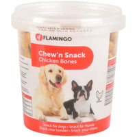 Thumbnail for Flamingo Chew'n Snack Chicken Bones Dog Treats 500g - 500g