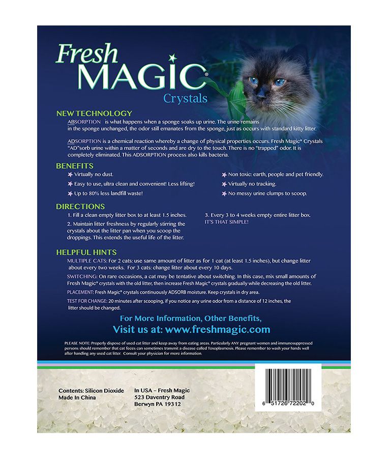 Fresh Magic Crystals Cat Litter - 4LB