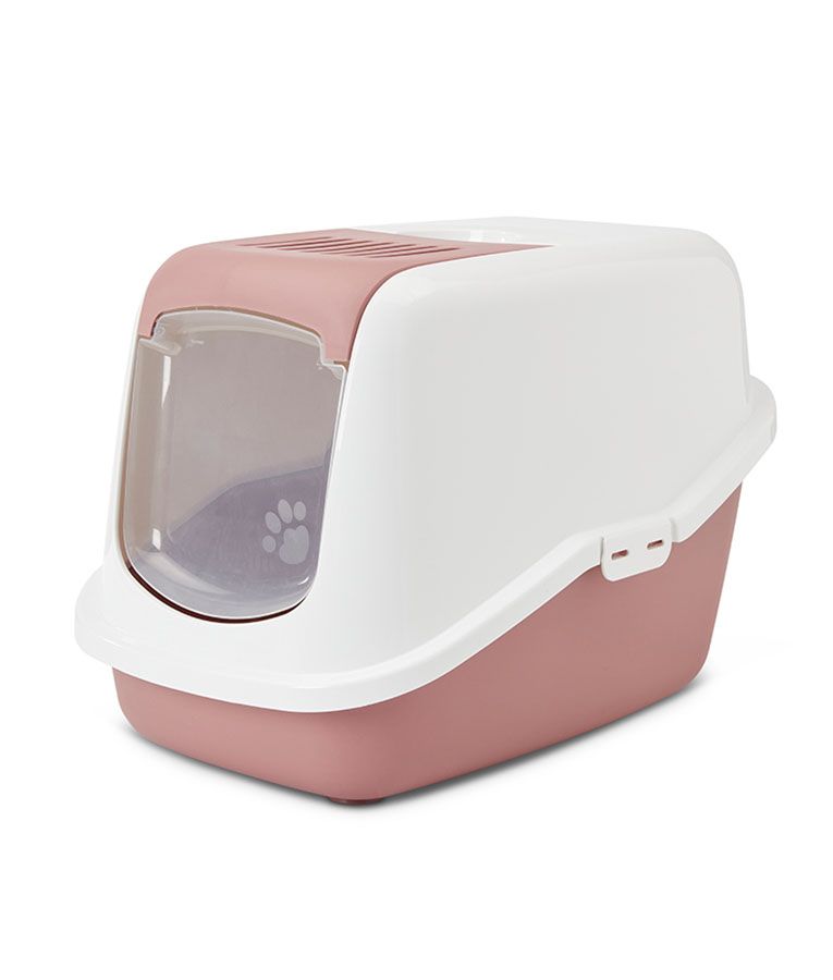 Savic Nestor Cat Toilet Home - ROSE