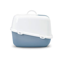 Savic Nestor Jumbo Cat Toilet Home - NAVY BLUE