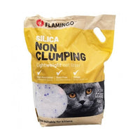 Flamingo Silica Coarse Grains Non Clumping Lightweight Cat Litter - 15L