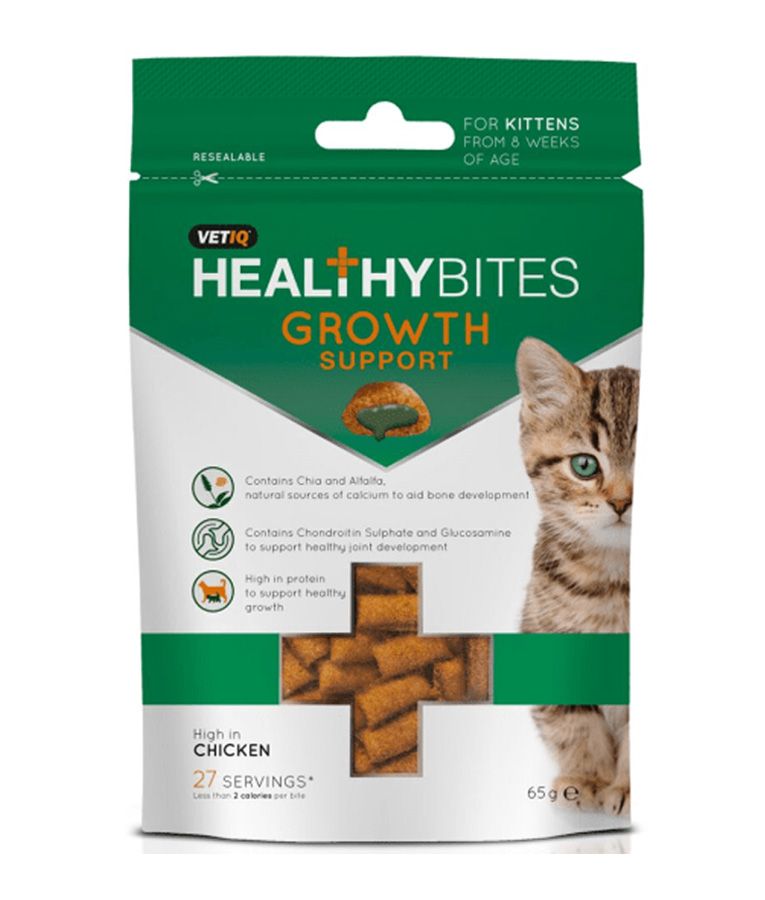 Healthy Bites Growth Support Kitten Treats 65g - 65G