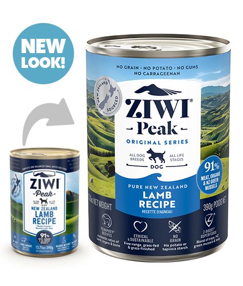 ZIWI Peak Lamb Recipe Wet Dog Food - 390G