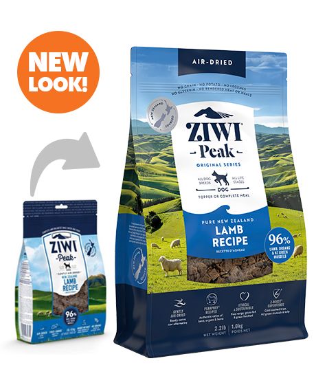 ZIWI Peak Air-Dried Lamb Recipe Dry Dog Food - 4KG