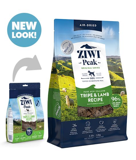 ZIWI Peak Air-Dried Tripe & Lamb Recipe Dry Dog Food - 1KG