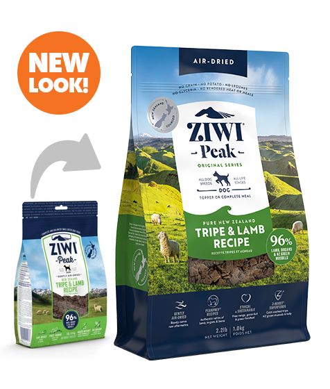 ZIWI Peak Air-Dried Tripe & Lamb Recipe Dry Dog Food - 2.5KG